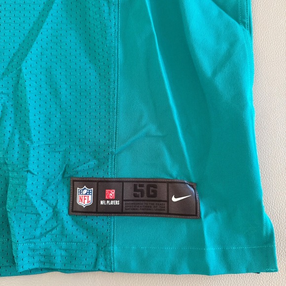 Nike NFL Jersey Mens 3XL Miami Dolphins Reggie Bush 22 Aqua On Field 56 - Picture 3 of 9